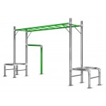 Junior Jungle Monkey Bar Module Climbing Play Set