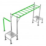 Junior Jungle Monkey Bar Module Climbing Play Set