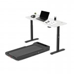 LSG Nimbus Walking Pad Treadmill + ErgoDesk Automatic Standing Desk 1500mm (White)