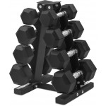 Lifespan Cortex Hex Dumbbell 4kg - 10kg Set (4 Pairs) & Stand