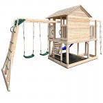 Lifespan Kingston Cubby House with 2.2m Blue Slide