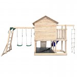 Lifespan Kingston Cubby House with 2.2m Blue Slide