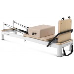 Lifespan Fitness Contour Studio Commercial Pilates Reformer Machine (Beige)