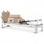 Lifespan Fitness Contour Pro Aluminium Pilates Reformer Machine (Beige)