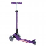 Globber Primo Fold Plus Lights Scooter V2 - Purple / Pastel Pink