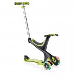 Globber My Free Go Up 5in1 Lights Scooter - Lime Green