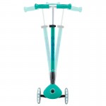 Globber Primo Fold Plus Lights Scooter V2 - Emerald Green / Navy Blue