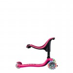 Globber GO UP Sporty Lights Scooter 360 - Fuchsia / Dark Pink