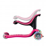 Globber GO UP Sporty Lights Scooter 360 - Fuchsia / Dark Pink