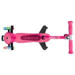 Globber GO UP Sporty Lights Scooter 360 - Fuchsia / Dark Pink