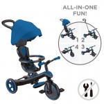 Globber EXPLORER Trike 4 in 1 - Royal Blue