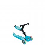 Globber GO UP ACTIVE Lights 360 Scooter - Aqua / Soft Cyan