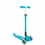 Globber GO UP ACTIVE Lights 360 Scooter - Aqua / Soft Cyan