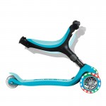 Globber GO UP ACTIVE Lights 360 Scooter - Aqua / Soft Cyan