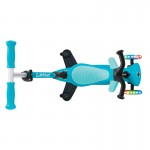 Globber GO UP ACTIVE Lights 360 Scooter - Aqua / Soft Cyan