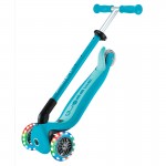 Globber GO UP ACTIVE Lights 360 Scooter - Aqua / Soft Cyan