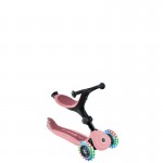 Globber GO UP ACTIVE Lights 360 Scooter - Pastel / Deep Pink