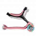 Globber GO UP ACTIVE Lights 360 Scooter - Pastel / Deep Pink