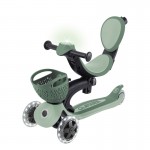 Globber GO UP BABY Lights 360 Scooter - Sage / Olive