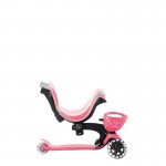 Globber GO UP BABY Lights 360 Scooter - Pastel Pink / Deep Pastel Pink