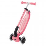 Globber GO UP BABY Lights 360 Scooter - Pastel Pink / Deep Pastel Pink