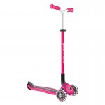 Globber MASTER Foldable Scooter with Lights - Pink