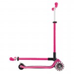 Globber MASTER Foldable Scooter with Lights - Pink