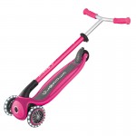 Globber MASTER Foldable Scooter with Lights - Pink