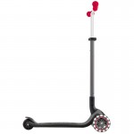 Globber MASTER Foldable Scooter with Lights - Black / Red