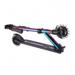 Globber FLOW ELEMENT Foldable Scooter with Lights - Neochrome with Black Deck