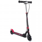 Globber Flow Element Junior Lights Scooter - Black / Red