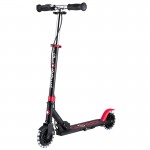 Globber Flow Element Junior Lights Scooter - Black / Red