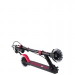 Globber Flow Element Junior Lights Scooter - Black / Red