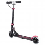 Globber Flow Element Junior Lights Scooter - Black / Pink