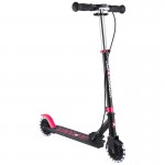 Globber Flow Element Junior Lights Scooter - Black / Pink