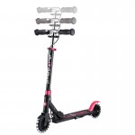 Globber Flow Element Junior Lights Scooter - Black / Pink