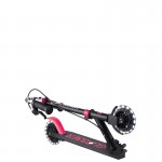 Globber Flow Element Junior Lights Scooter - Black / Pink