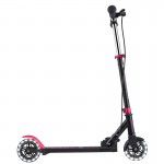 Globber Flow Element Junior Lights Scooter - Black / Pink