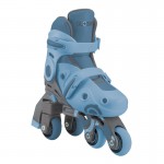 Globber Learning Inline Skates 2in1 for Toddlers Size:26-29 - Ash Blue