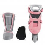 Globber Learning Inline Skates 2in1 for Toddlers Size:30-33 - Pastel Pink