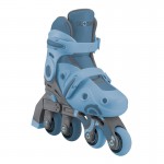 Globber Learning Inline Skates 2in1 for Toddlers Size:30-33 - Ash Blue