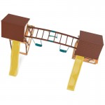 Lifespan Armadale Play Centre Set with 2 x 2.2m Yellow Slides