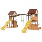 Lifespan Armadale Play Centre Set with 2 x 2.2m Yellow Slides