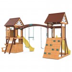 Lifespan Armadale Play Centre Set with 2 x 2.2m Yellow Slides