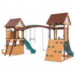 Lifespan Armadale Play Centre Set with 2 x 2.2m Green Slides