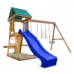 Lifespan Birmingham Play Centre Set with 2.2m Blue Slide