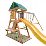 Lifespan Birmingham Play Centre Set with 2.2m Yellow Slide