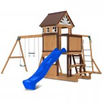 Lifespan Meer Brook Play Centre Set with 2.2m Blue Slide