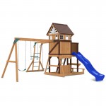 Lifespan Meer Brook Play Centre Set with 2.2m Blue Slide