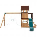 Lifespan Meer Brook Play Centre Set with 2.2m Green Slide